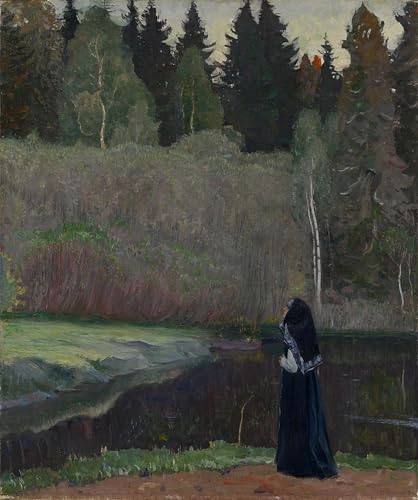 Affiche toile le rossignol chante Nesterov 60x90cm pour décoration