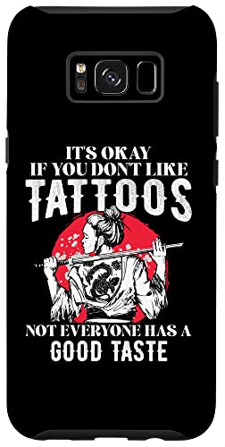 Galaxy S8+ Samurai Ninja Demon Viking Tattoo Retro Vintage Gifts Case #TOP28