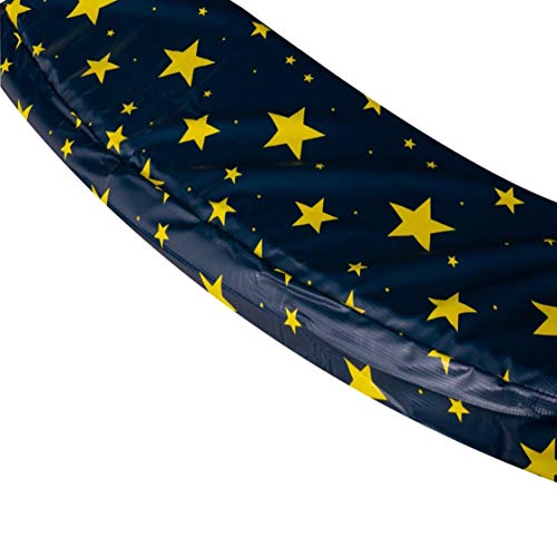 Super Round Trampoline Replacement Safety Pad |Spring Cover for Rectangular Trampoline | Durable, Water Resistant, 10\" Wide| Fits Most Brands| 13 Foot - Starry Night
