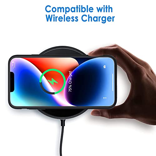 Jbubn Battery Case For Iphonesble Portable Extended Charger Case Wireless Charging Compatible Wis Black #TOP6