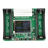 Digitaler Lithium-Akku-Kapazitäts- und interner Widerstandsprüfer mit Echtzeitanzeige und automatischen Betriebsmodi