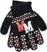 Disney Boys' Mickey Mouse, Car Lightning McQueen Winter Hat & Mittens or Gloves Set (Toddler/Little Boys), Size Age 4-7, Mickey Ears Gloves Set - Red