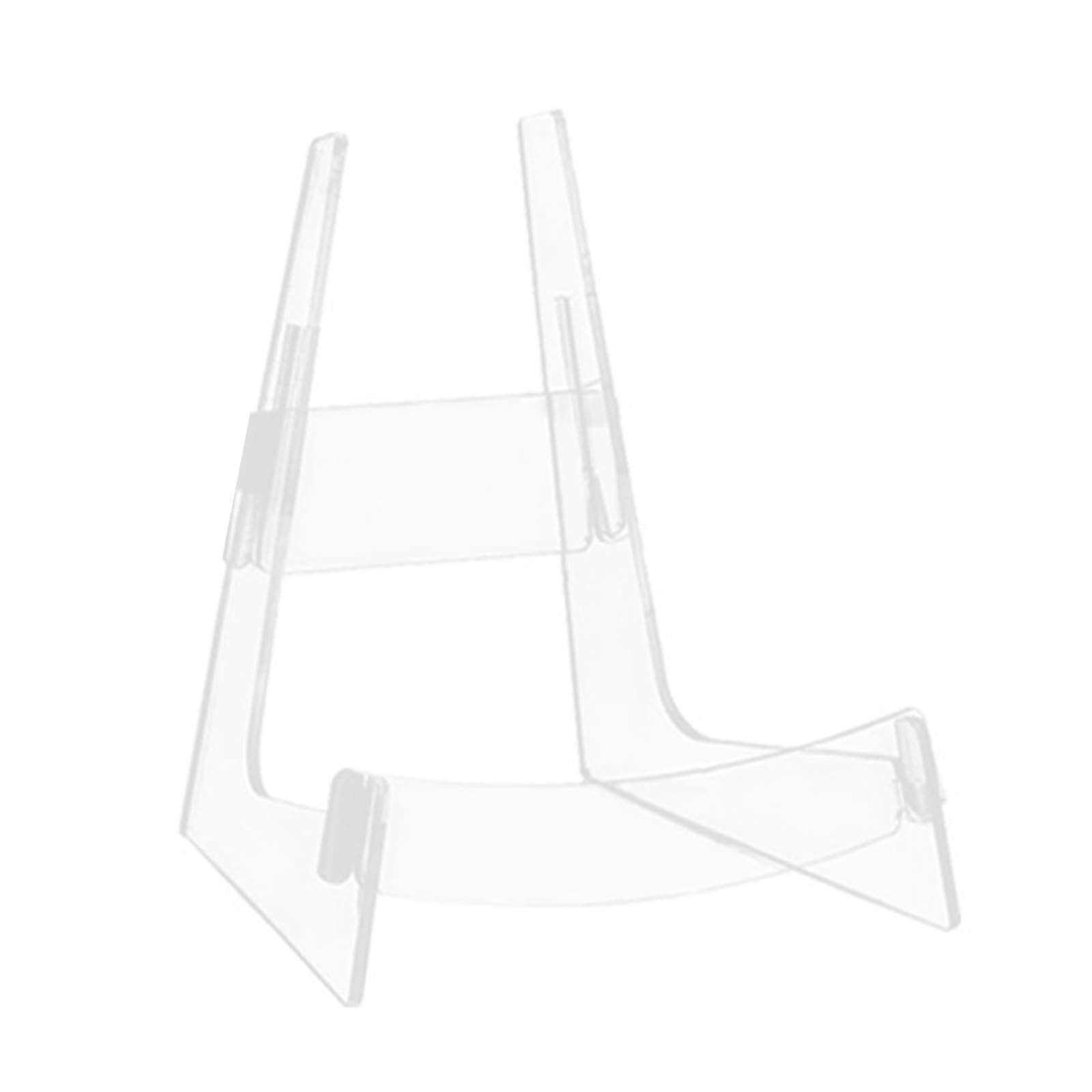 XIGACGEH Guitar Stand, Foldable Electric Guitar Thicken L-Framed Vertical Stand Musical Instrument Holder Floor Brackets Acrylic Base