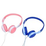 Jiawu Kinderkopfhörer, 12 Paar Kabelgebundene Kopfhörer für Kinder, Faltbare Over-Ear-Kopfhörer, 3,5-mm-Klinkenstecker, 4-Fuß-Kabel, Verstellbarer Kopfbügel, Kabelgebundenes Headset
