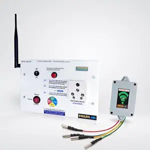 Swarn Jal Wireless Fully Automatic Water Level Controller with 4 Level Indicator, 2-5 Km / 50 Floors Long Range, Fully Automatic Mode, Auto Off/Cut & Manual Mode, Overflow/Empty Tank Alarm Mode