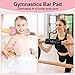 SoeKoa Gymnastics Bar Pad, Gymnastics Bar Mat with Decoration Surface, Protective Package for Gymnastics Bars, Parallel Bars, Uneven Bars, Horizontal Bars, Ballet Bars (Peach)
