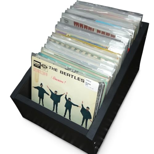 Cuidatumusica Cajón Para Discos De Vinilo Singles 7 Los Discos Pequeños Ref.Mar023