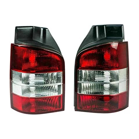 ENVA Pair (LH&RH) Rear Tail Light Lamp for Transporter T5 2003-2015 7H5945095L Cover