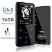 MP3 Player with Bluetooth 4.2, Cholas MP3 Player with 2.4 Inch Screen, 16GB MP3 Player with Headphones, Speaker, Voice Recorder, FM Radio Recording, Pedometer, Support up To 128GB