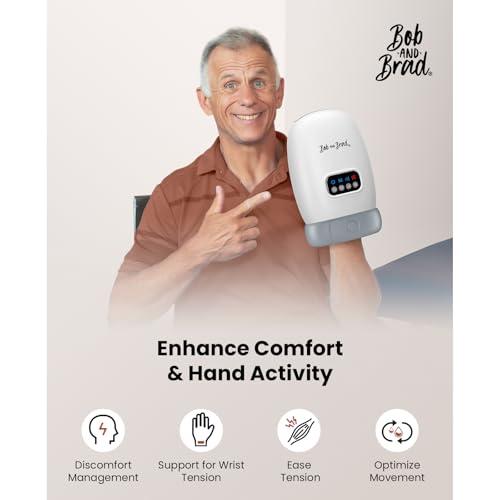 BOB AND BRAD H60 Masajeador de Manos con Calor y Compresión, Alivia Dolor de Artritis y Síndrome del Túnel Carpiano, Masaje Relajante para Muñecas y Dedos, Regalo para Hombres, Mujeres - imagen 7