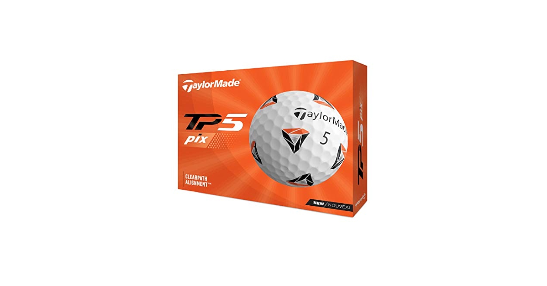 Amazon.com : Taylor Made TP5 Pix Golf Balls, 5 Pieces, 2021
