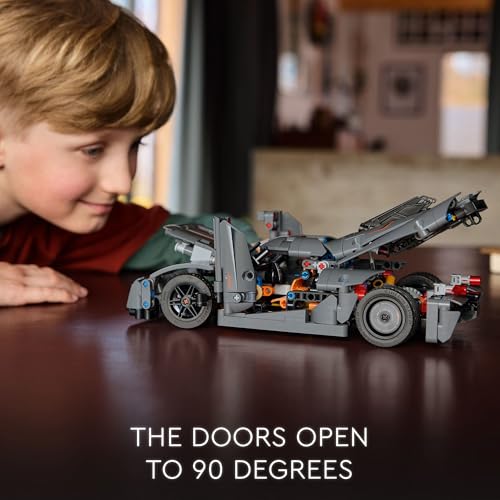 LEGO Technic Koenigsegg Jesko Absolut Grey Hypercar, Sports Car Building Toy Set for Boys and Girls, Vehicle Racing Car for Kids, Buildable Model Kit, Sports Car Toy, Motor Enthusiasts� Gift, 42173