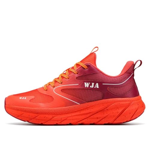 Image of WJA Men's Road-Running-Shoes Walking Fashion Athletic Sneakers Comfort Lightweight Working Gym Mesh Shoes.