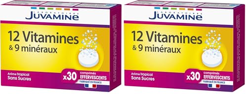 Vitamines et minéraux Juvamine contre la fatigue passagère et la baisse d'énergie en hiver