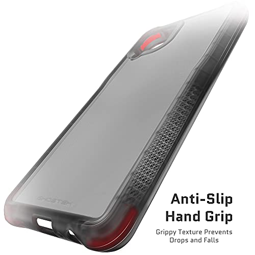 Image of Ghostek COVERT Samsung A12 Case with Clear Slim Fit Design and Anti-Slip Grip Bumper Premium Shockproof Protection Thin Protective Phone Covers Designed for 2021 Samsung Galaxy A 12 (6.5 Inch) (Smoke)