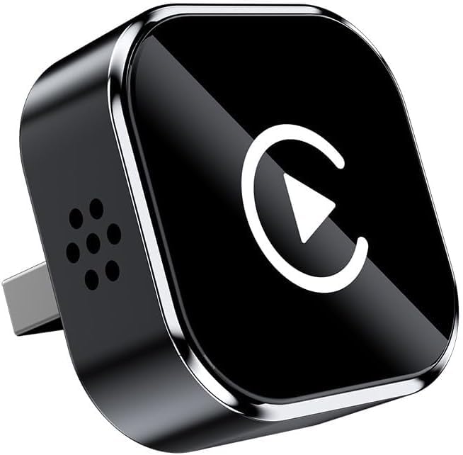 Adaptateur CarPlay sans Fil pour Dodge Challenger SXT GT R T Scat Pack SRT Hellcat, Adaptateur CarPlay sans Fil 2 en 1, Connexion Automatique Rapide et Faible...