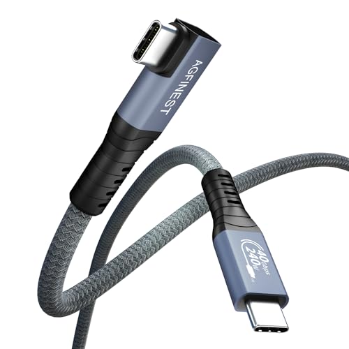 USB4 Cable 240W 6.6ft, [USB-IF Certified] 40Gbps Data Transfer &