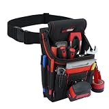 MELOTOUGH Medium Ziptop Tool Pouch with Belt Clip and 2" Qui...