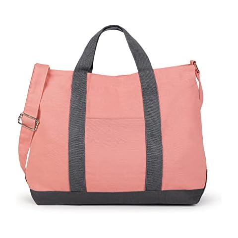 Eco Right Large Canvas Tote Bag for Men, Crossbody Tote Bags for Women for Work, Shopping & Beach Cover