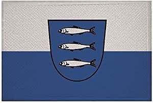 U24 Balearen Flagge Aufnäher – Zum Aufbügeln Oder Aufnähen, Ca. 9 X 6 Cm, Mit Hoher Farbbrillanz