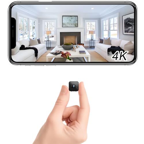 4K Mini Camera, WiFi Wireless Camera Small Portable HD