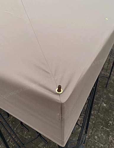 APEX GARDEN Replacement Canopy Top for 10' x 12' Monterey Gazebo #L-GZ288PST-4H / L-GZ288PST-4D - Image 5