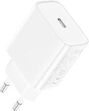 20W USB 3.1 Typ C Ladegerät Adapter passend für Samsung Galaxy Watch 6 5 4 3 2 1 Pro Classic Fit Active A52s A52 A32 4G 5G S21 S20 FE S24 S23 XCover USB-C Haus Steckdose Strom Stecker L77 WEIß