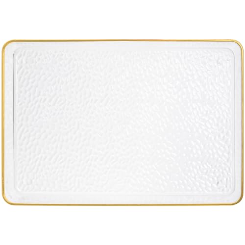 Cididu CI-CLEARSERVINGTRAY-REC-4P 4 Pack Clear Serving Trays thumb #4