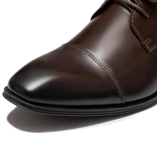 Image of Holy dove Mens Dress Boots, Premium Leather Oxford Chukka,Non-Slip Waterproof Business Boots for Men