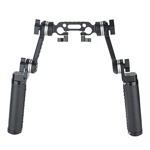 NICEYRIG Rosette Handle Kit with ARRI Rosette Extension Arm M6 Thread Standard MountApplicable for 15mm DSLR Camera Shoulder Rig System - 270