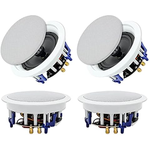Herdio Paquete de Altavoces de Techo de 2 vías de 6,5 Pulgadas y 600 vatios Cover