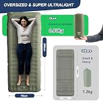 Origem Self-Inflating Sleeping Pad, 5.5-Inch Camping Mattress with Pump - Image 3