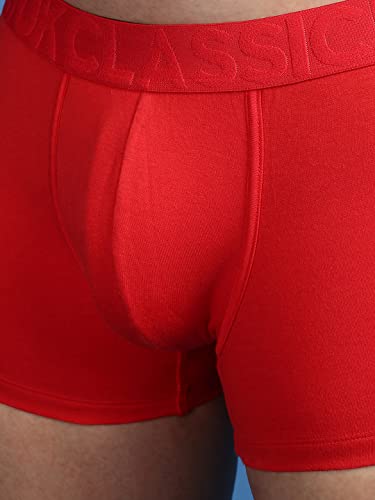 Image of ONN UK Classic Men's Ultra Soft Modal Fabric Mini Trunk with Feather Touch Ultra Soft Waistband (Pack of 3)