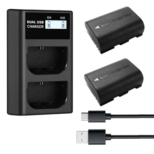 Evita quedarte sin energía usando el pack de 2 baterías LP-E6NH de 2250 mAh para Canon EOS R5