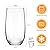 QAPPDA Drinking Glasses Set of 12,16 OZ Highball Glasses with Straws,Clear Tall Water Glasses Premium Cocktail Glasses Beverage Cups Mojito Glassware for Juice,Mixed Drinks