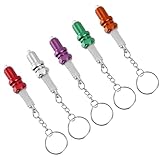 YARNOW 5 pièces Porte-clés Bougie Allumage LED Lot de Porte-clefs Décoratifs Aluminium ...