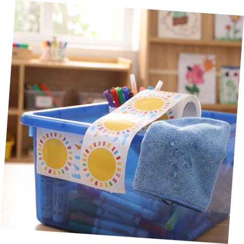 TEHAUX Sunshine Scalloped Bulletin Board Borders Trim Roll 32.8ft for Classroom and Party, Copper Plate Self-Adhesive, Waterproof and Easy to Trim, for Chalkboard and Whiteboard - Image 5