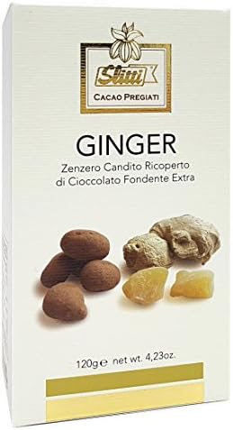 Dark Chocolate Covered Ginger by Slitti (120 gram)