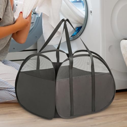 Panier à linge pliable et respirant pour optimiser le rangement