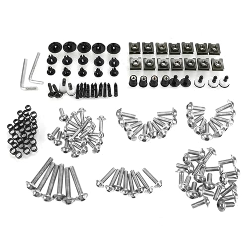 Vis de fixation carénage moto Honda CBR1000RR kit visserie argent pour carénage 2004-2010