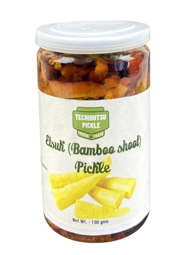 Image of Made in NAGALAND | Bamboo Shoot Pickle 206g | TECHINUTSU PICKLE | Organic and Nutrient-Rich