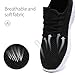 YRLTYO Walking Shoes Women Running Tennis Sneakers Non Slip Gym Workout Athletic Lightweight Comfortable Fashion Sport Mesh Casual Shoe Black Size 8