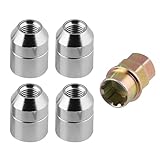 Material: Die Radsicherungsmutter ist aus Eisen gefertigt und mit fortschrittlicher Verzinkungstechnologie behandelt, um Stabilität und Zugfestigkeit sowie dauerhafte Leistung zu gewährleisten.