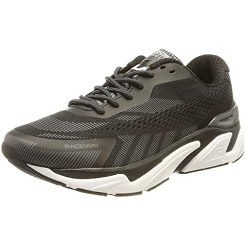 FILA Women's Raceway Running Shoe in Black Cover