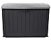 Produktbild Ondis24 XXL Mülltonnenbox für 3 x 120 Liter Mülltonnen Fahrradgarage Gartenmöbelbox Gerätebox Gartenbox Gartenschuppen XXL (Anthrazit/Grau)