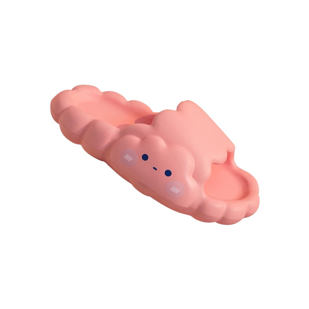 LÜZHONG Girls Cloud Slippers Poop 3D Cute Non-Slip Open Toe Slides for Kids Girls