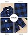 FoWear Toddler Boy Clothes 3Pcs Plaid Shirt with Pocket with Long Top and Jean Pants Toddler Boy Winter Clothes Blue 2-3T