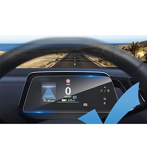 Protecteur d'écran en verre trempé VW ID4 design premium pour instrument 5.3