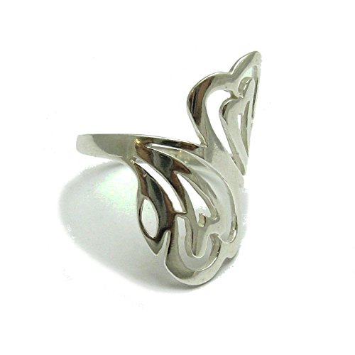 Bague en argent massif 925 double coeurs : le cadeau d'amour idéal