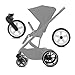 Stroller Wheel Each for Cybex Priam Bailos S Mios Melio Eezy Trolley Front Or Back One with Bearing Pram Accessories(Eezy S Plus 2-1 F)
